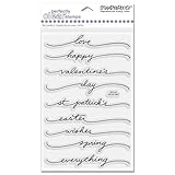 Stampendous SSC141 Perfectly Clear Polymer Stamps, Spring Swirls