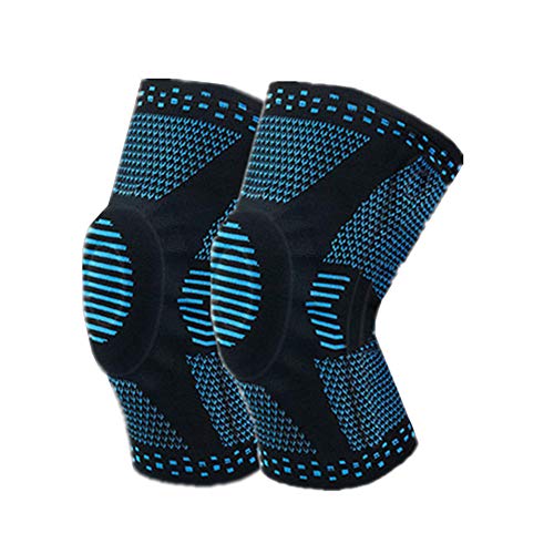 Rodilleras Deportivas Rodillera Knee Active Plus De la articulación de la Rodilla Apoyo de Rodilla Rodilleras para Correr Blue,Large