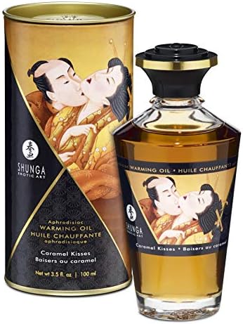 Shunga Warming Massage Oil 3.5 Fluid Ounces (Caramel)