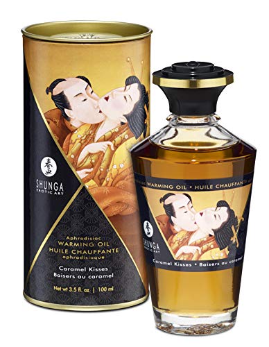 Shunga Aphrodisiac Warming Oil Caramel Kisses (100ml)