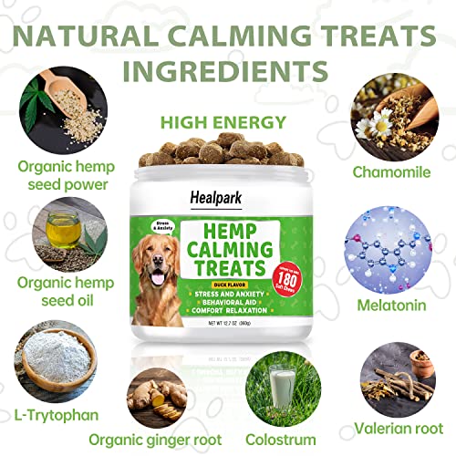 Hemp Calming Chews for Dogs with Anxiety and Stress Dog Anxiety