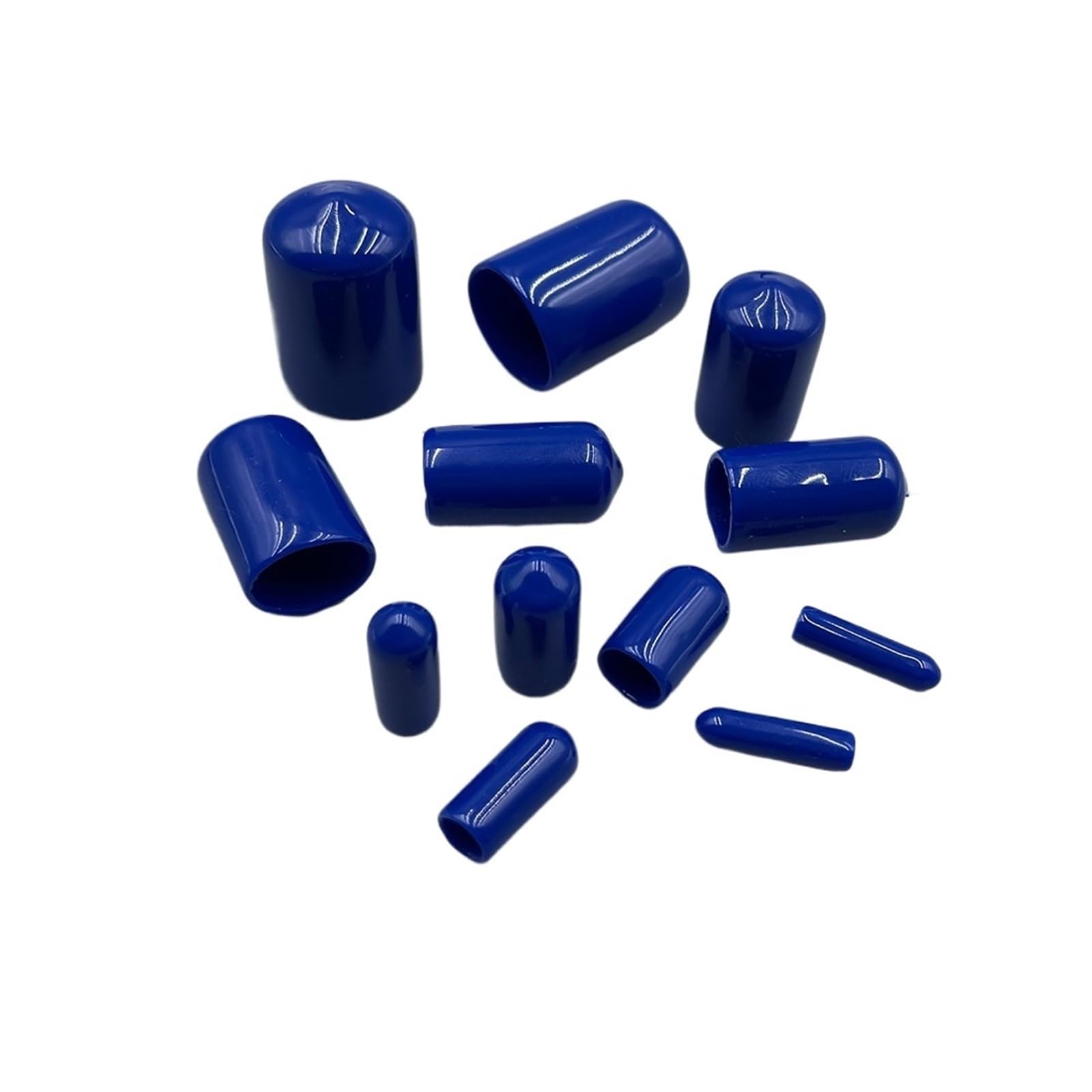 Embout plastique bleu pour masquer les vis pointues maison