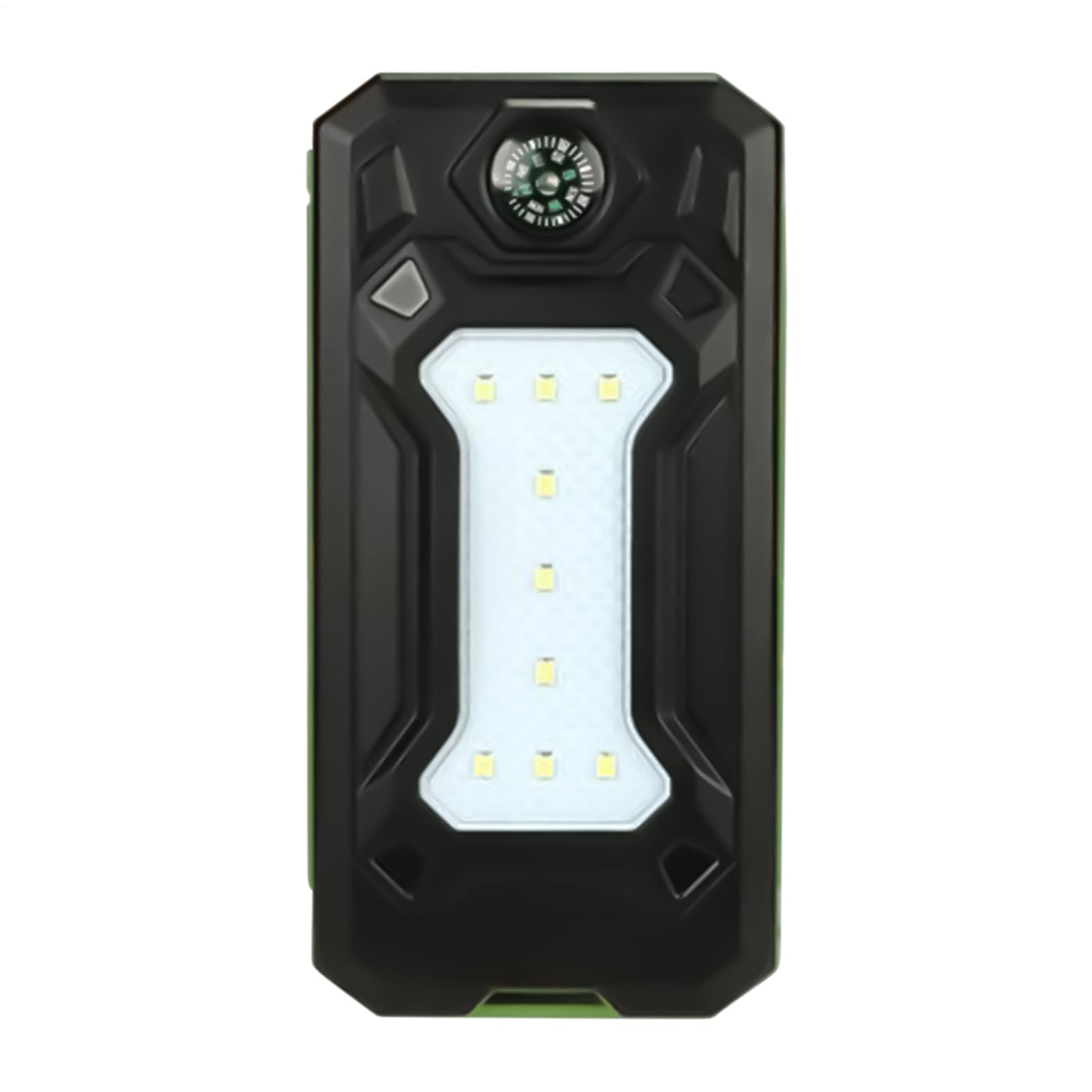 Carcasa de cargador solar de alta resistencia con luz de 3 niveles