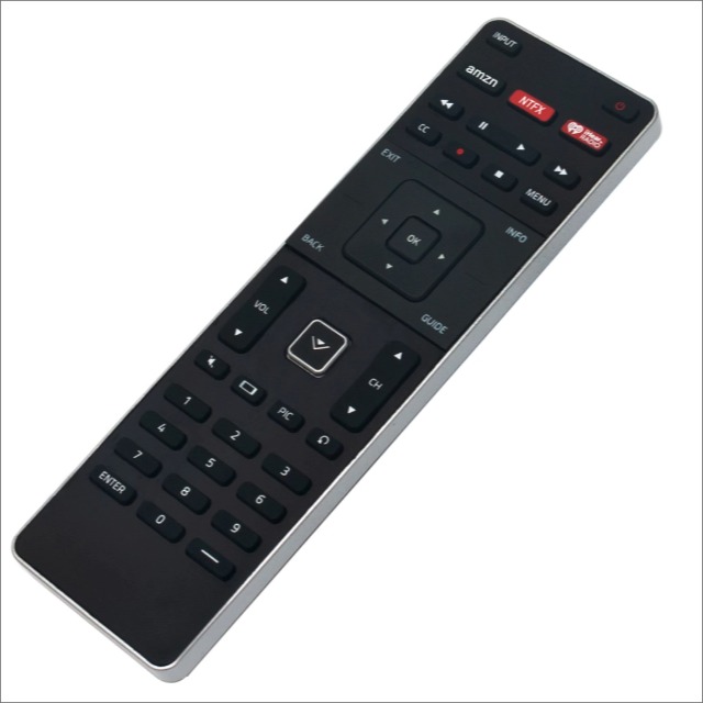 新しいxrt500リモートwith Netflix Iheartキーフィットfor VIZIOスマートテレビp702ui-b3?rs65-bl m602i-b3?m322i-b1?m422i-b1?m602i-b3?p502ui- Amazon.com: New XRT500 QWERTY Keyboard with Back Light Remote