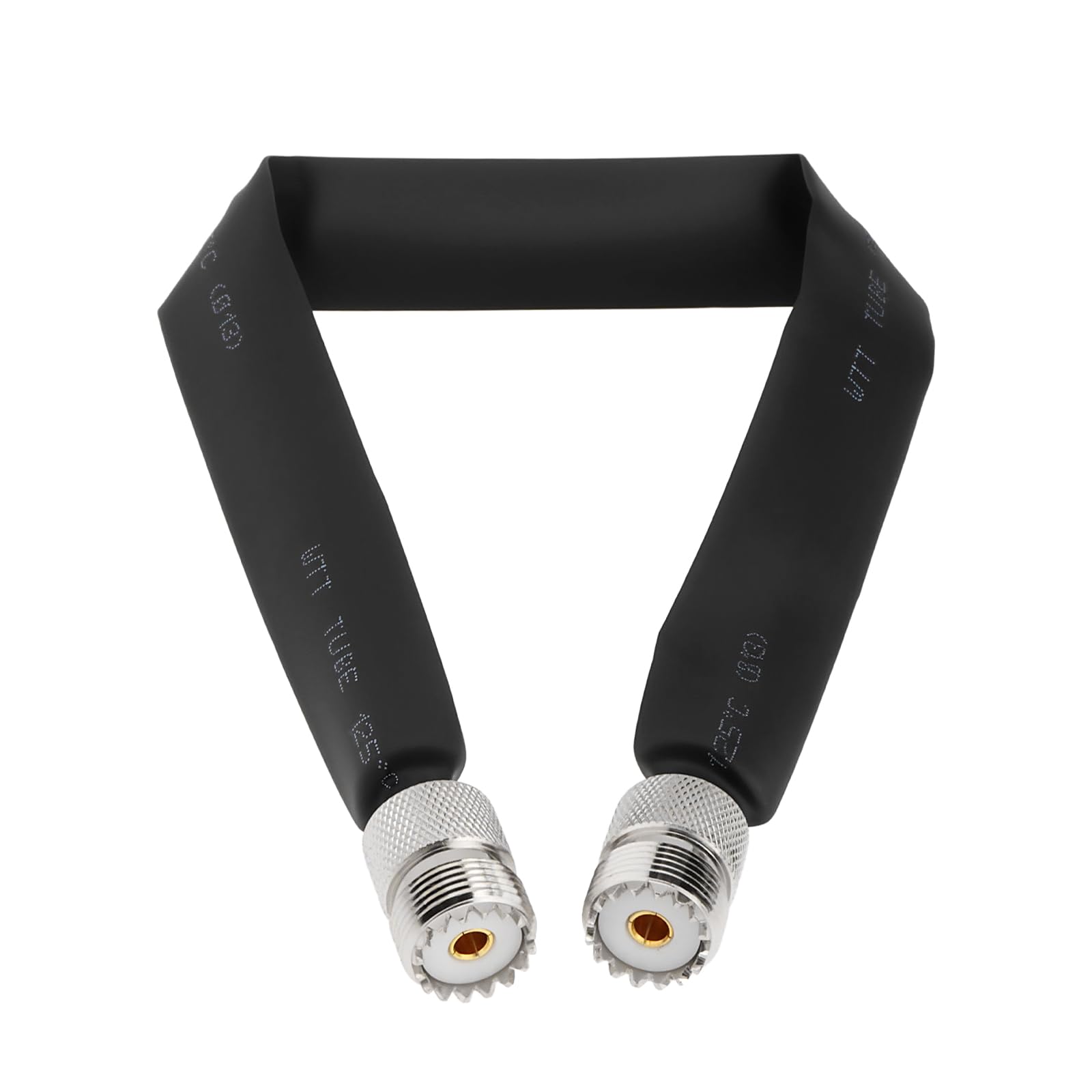 1 kabel koncentryczny UHF CB żeński do żeńskiego koncentryczny kabel bezprzewodowy do systemu GSM system nawigacji GPS komunikacja bezprzewodowa 30 cm / 12 cali 50 omów