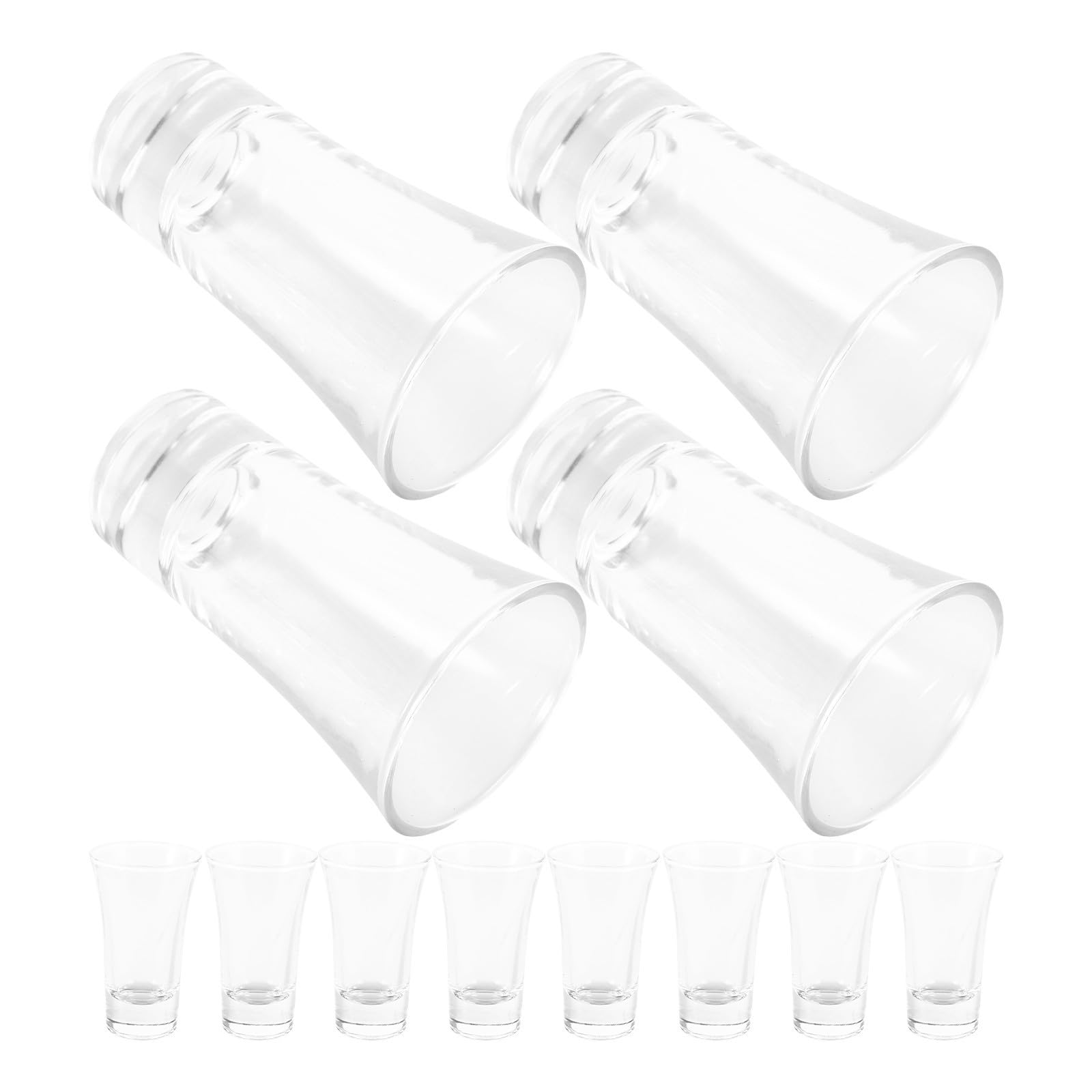 12 Piezas Cáliz de Comunión, Copas Religiosas de Vidrio, Apto para Bandejas Estándar de Comunión, para Agua Santa, Iglesias y Capillas