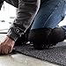 Klein Tools 60611 Knee Pads, Heavy Duty Padded Knee Sleeves, Breathable Mesh Back, Elastic Cuff with Slip-Resistant Silicone, Black, L/XL