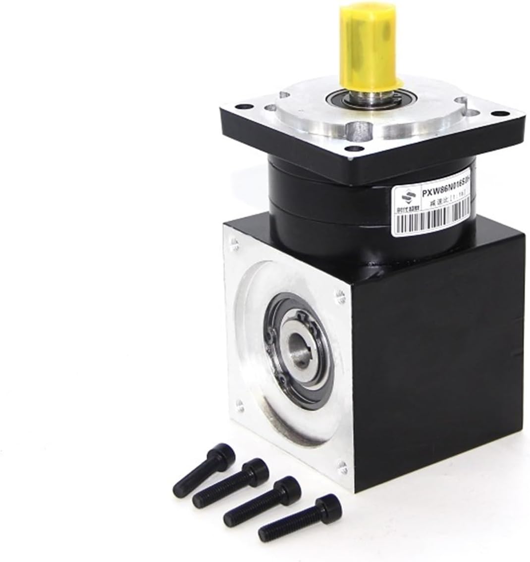 80 Planetary Reducer Right Angle 90 Degree Gearbox for Servo Motor Speed Ratio 3:1 4:1 5:1 6:1(3.25 to 1)