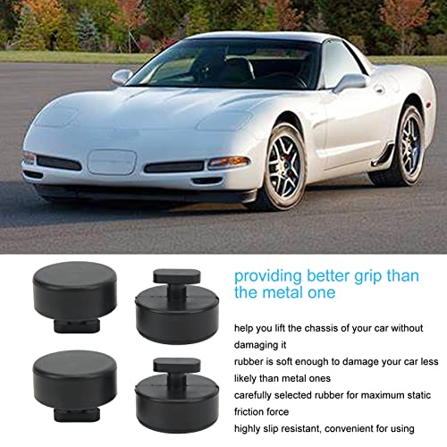 Image of KIMISS Jack Pads for Corvette C5 C6 C7 C8 GS Z, 4PCS Rubber Support Pucks, Larger Static Friction Lifting Blocks, Jack Pad Adapter