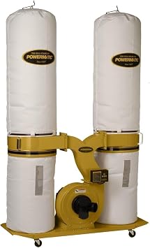 Powermatic TurboCone Dust Collector, 30-Micron Bag Filter, 3 HP, 230V 1Ph PM1900TX-BK1