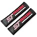 Produktbild ST RACING CARBON Faser Sicherheitsgurt Schulter-Pads. Fiesta Focus Mondeo Kuga