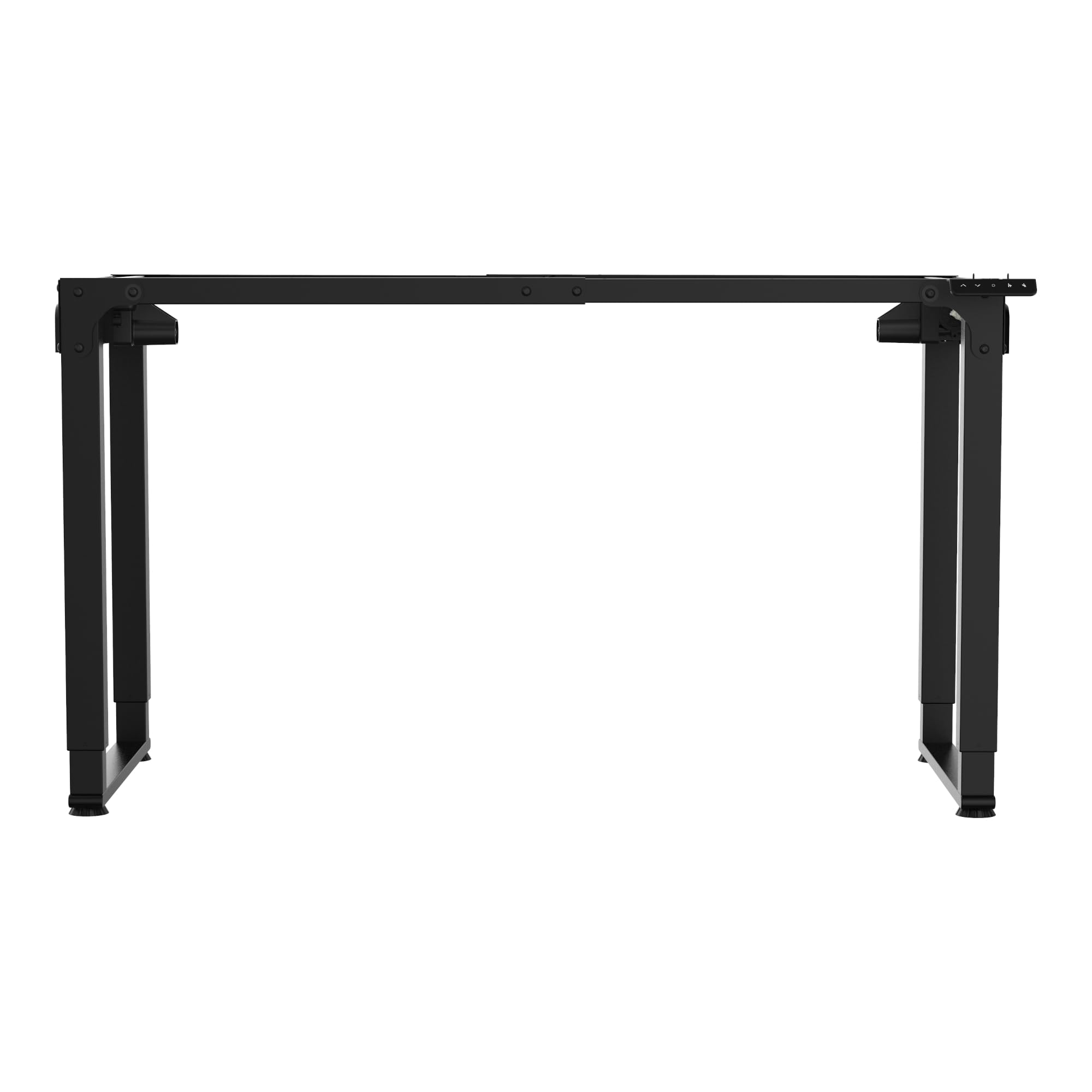pro.tec Pied de Table Électrique à Hauteur Réglable Cadre de Bureau DIY Assis Debout Capacité de Charge 140 kg pour Plateau Maximum 180 x 80 cm Acier Allié Hauteur 70-115 cm Noir