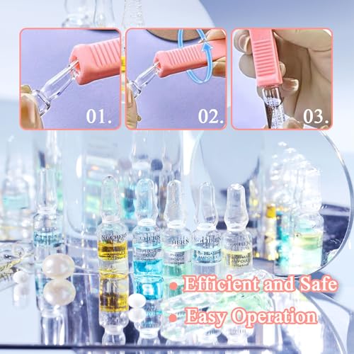 8 Stück Ampullenöffner, Ampullenfläschchen-öffner, Tragbarer Ampullen-Flaschenöffner, Krankenschwester-Ampullenöffner, Glas-Ampullenöffner, Ampullenöffner Set, Zubehör Für Krankenschwester (4 Farben)