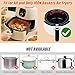 Air Fryer Magnets Silicone Buckle for Parchment Paper Liners, High-Temp Resistant Air Fryer Accessories, Lock Paper from Heating Element or Covering Food, Prevent Burning & Uneven Cooking (6)