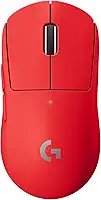 Mouse Gamer Sem Fio Logitech G PRO X SUPERLIGHT com Tecnologia LIGHTSPEED, Ultraleve 63g, 5 Botões Programáveis, Sensor HERO 25K e Bateria Recarregável - Compatível com POWERPLAY - Vermelho