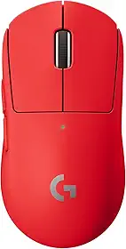 Mouse Gamer Sem Fio Logitech G PRO X SUPERLIGHT com Tecnologia LIGHTSPEED, Ultraleve 63g, 5 Botões Programáveis, Sensor HERO 25K e Bateria Recarregável - Compatível com POWERPLAY - Vermelho