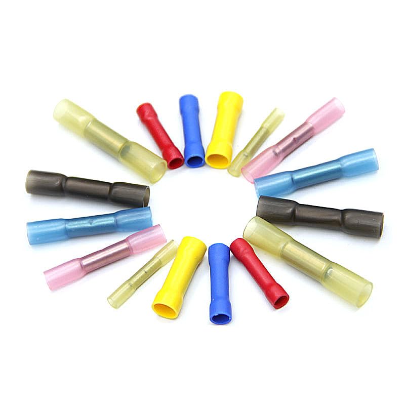 240pcs Assorted Insulated Crimp Terminals Electrical Wire Cable Butt Wire Connectors Heat Shrink Waterproof Crimping Terminal VUQLDHAYZ