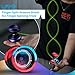 MAGICYOYO V12 Finger Spin Yoyo Professional Responsive Yoyo for Kids 8-12 or Above, Professional yo yo for Beginner, Unresponsive Yo-yo for Advanced, Pro yo yo for FingerSpin Tricks-Black Blue Red