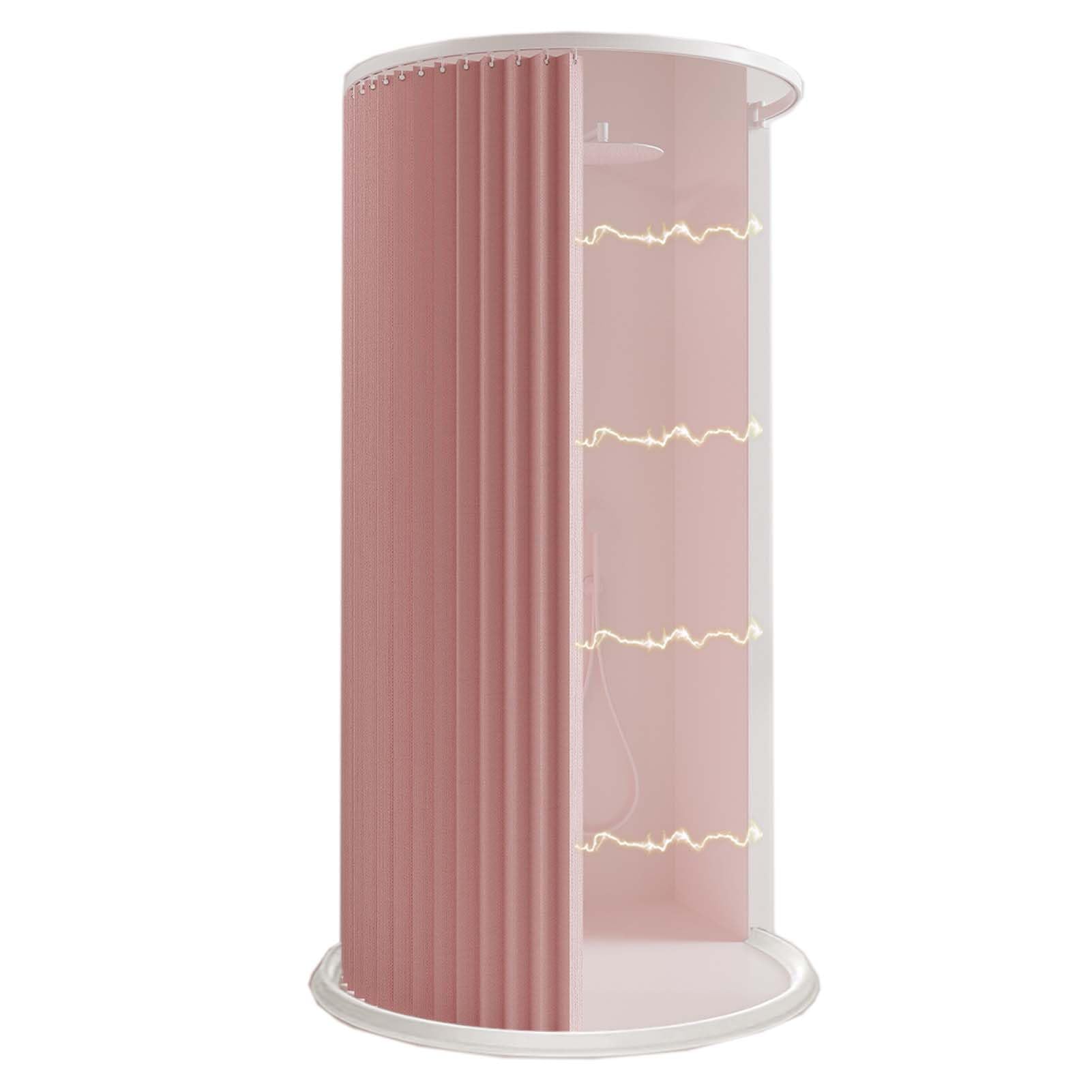 Douche imperméable pliable au design moderne pour petite salle de bain
