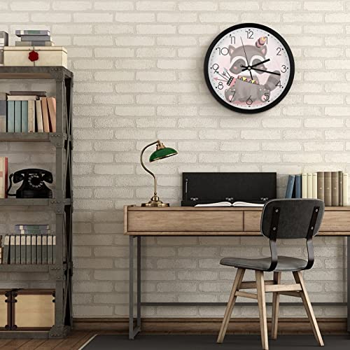 Pendule murale moderne design minimaliste haute précision Racoon