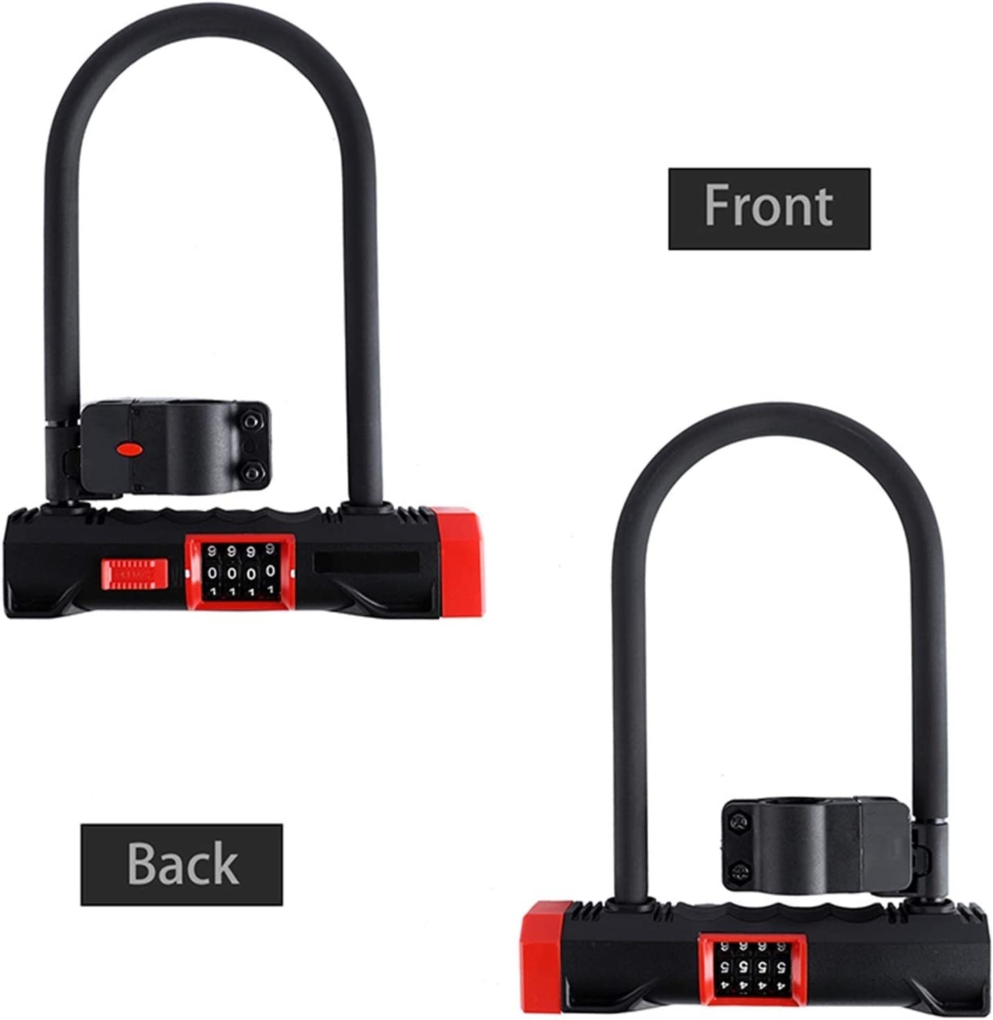 Lucchetto a U per Bicicletta, codice Password, Lucchetto a U per Bicicletta, antifurto, per Bici da Strada, Moto, Lucchetto a U per Bicicletta, Lucchetto a U per Bicicletta, Sicurezza in Acc