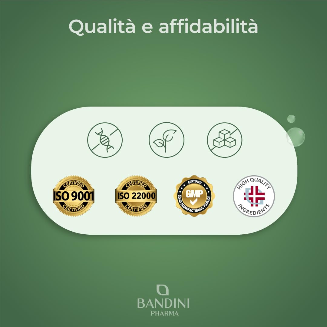 Bandini® Vitamina K2 MK7 200µg | 400 Compresse | Menachinone ad Alto Dosaggio | Vit K 2 MK-7 200 mcg | Contribuisce al Mantenimento di Ossa Normali, 100% Vegan, Senza OGM | Vitamina K Qualità Italiana