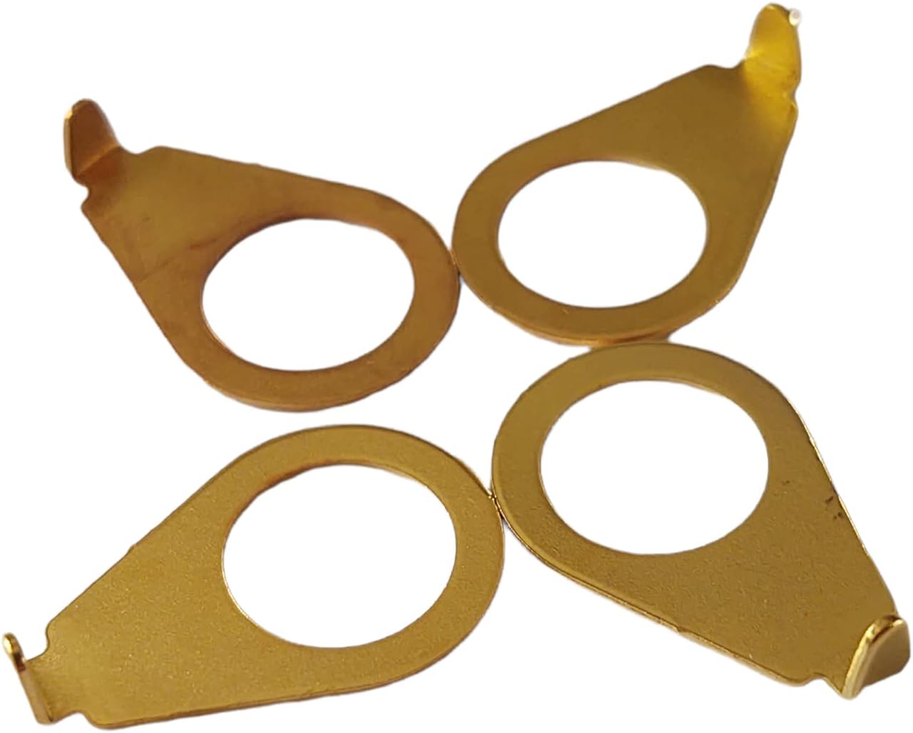 4 Pack Gold Finish Guitar Knob Pointer Washers Fit US Spec