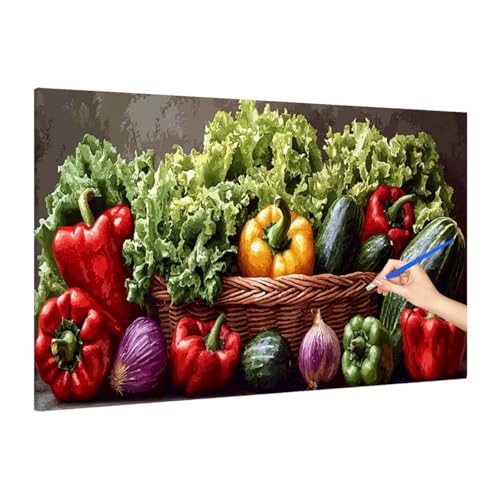 G A yCgoCio[ 䏊 hG DIY lp Paint by Numbers for Adults Ǐ z[ ItBX t[Ȃ A[gG H| S l q 蕨 90x40cm A-49