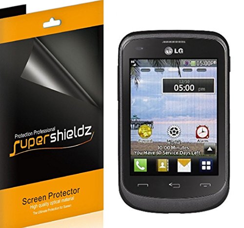 Supershieldz (6 Pack) Designed for LG 306G and LG 305C (Tracfone, Straight Talk, Net10) Screen Protector, High Definition Clear Shield (PET)
