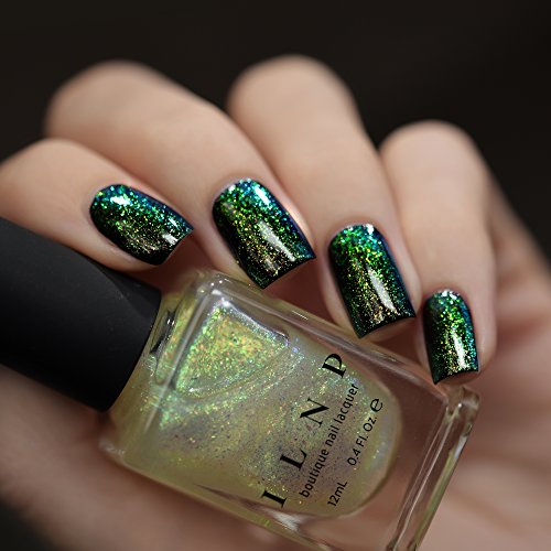 Image of ILNP Head Start - Gold, Yellow, Green, Blue Iridescent Topper Nail Polish