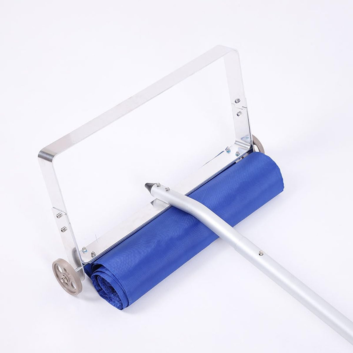 Extendable Roof Rake for Snow Removal - 4-30 ft Adjustable Aluminum Snow Rake with Slide Tarp, Roof-Safe Wheels for Easy Use, Compact Storage Design