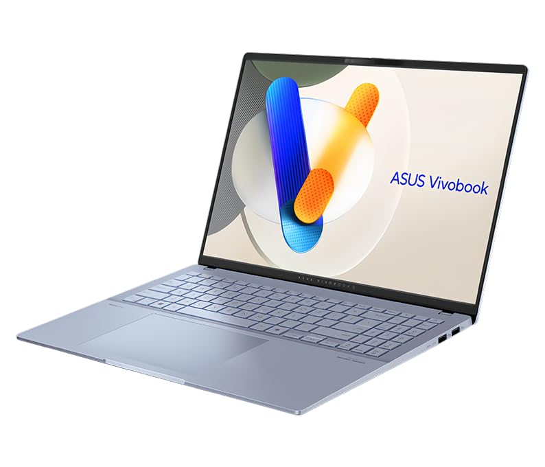 Image of ASUS Vivobook 16 inch OLED WQXGA+(2880x1800) Slim Laptop, Intel Core Ultra9 285H, Wi-Fi 7, RGB Backlit KB, 2X Thunderbolt 4, FHD Webcam, Windows 11Pro, Wireless Mouse (32GB RAM | 4TB SSD + Pro)