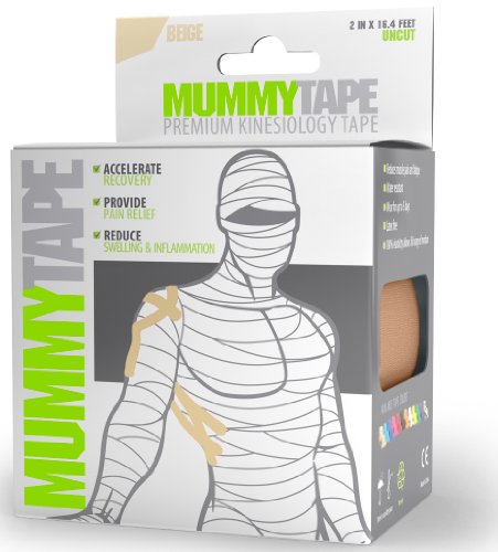 MummyTape Premium Kinesiology Tape | Extra Sticky Waterproof Adhesive | 2 