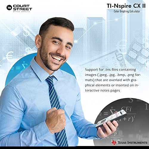 Ti Nspire Cx Ii Graphing Calculator With Student Software – Graphic Calculators For Advanced Math And Science Curriculum Solution, Colored Screen, Rechargeable Battery #TOP4