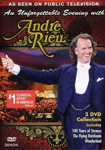 An Unforgettable Evening With Andre Rieu 3-DVD Amaray