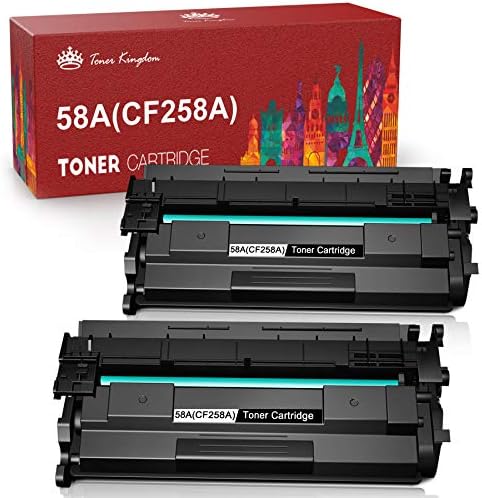 قیمت و خرید کارتریج تونر سازگار Toner Kingdom برای HP 58A CF258A برای HP  Laserjet Pro M404n M404dn M404dw MFP M428fdw M428fdn M428dw M304 (سیاه ، 2  بسته) برند Toner Kingdom | مالتینا
