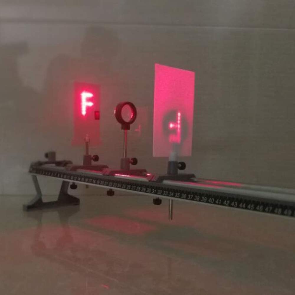 実験室物理DIY機器、科学光学凸レンズ平面鏡線形実験機器レンズイメージング原理教育機器用品