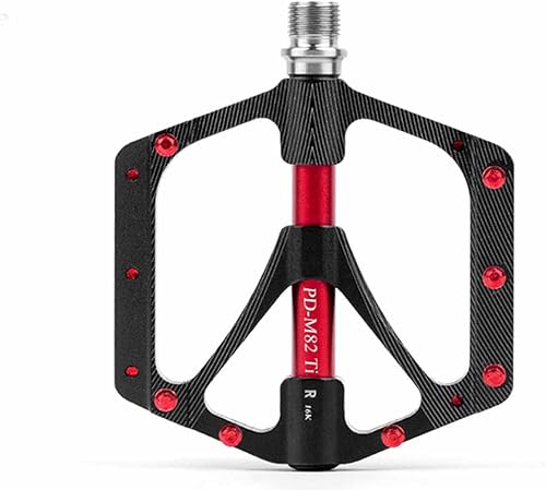 Generic Pedal de bicicleta, juegos de pedales de bicicleta, pedales de repuesto de aluminio antideslizantes de 916 pulgadas para carreteramontaña