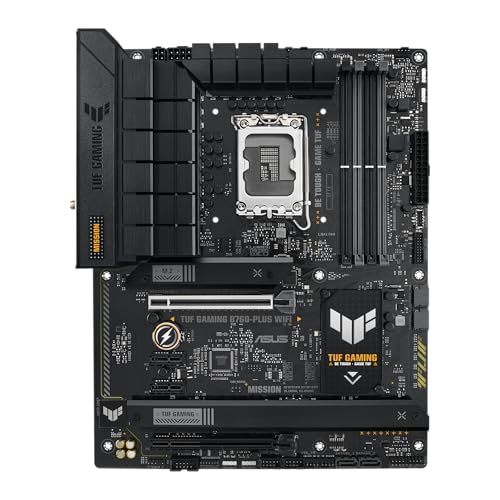 ASUS TUF Gaming B760-PLUS WiFi Mainboard Sockel Intel LGA 1700 (Intel B760, ATX, DDR5 Speicher, PCIe 5.0, 2X M.2, WiFi6, Thunderbolt 4, Aura Sync)