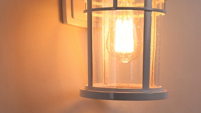 Image of Darkaway Outdoor Porch Lights Wall Mount, Outdoor Light Fixtures Sconces Wall Lighting with Seeded Glass Waterproof Exterior Lights for Patio Yard House Hallway Doorway Garage(2 Pack, White)