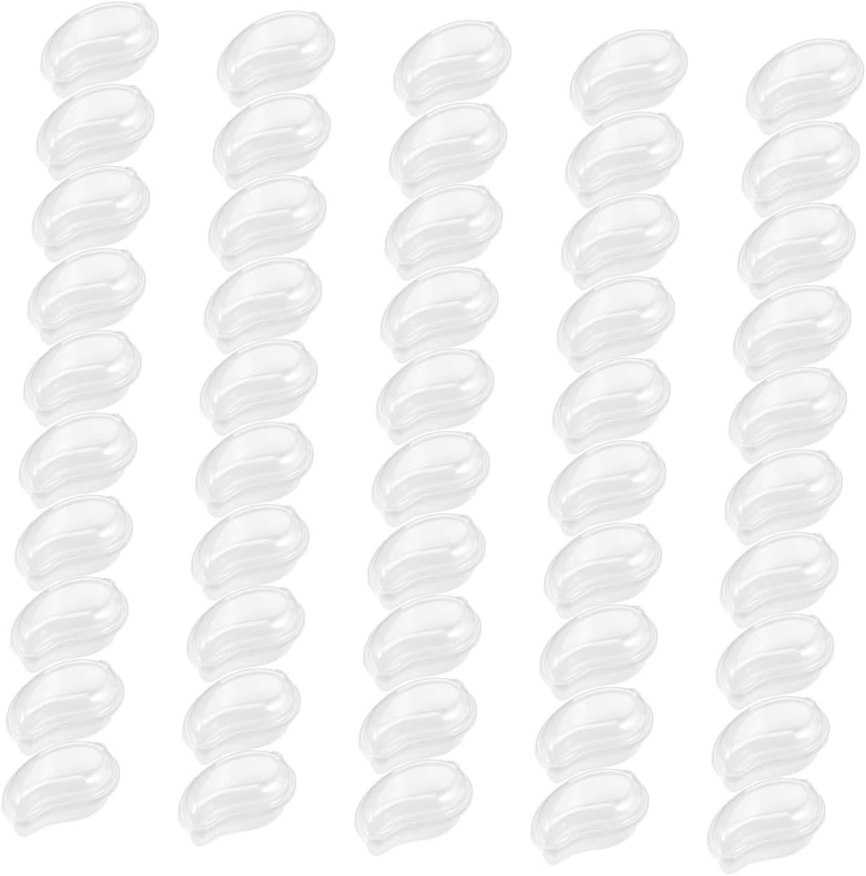 50pcs Mango-shaped Cake Boxes Fruit Decorative Pastry Containers with Lids for Cupcakes and Bakery Storage Indoor Outdoor Use