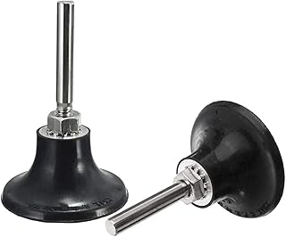 Mesee 2" Disc Pad Holder - 1/4" Shank for Roloc Quick Change Discs Adapter Roll Lock Rotary Sanding Polishing Pad Holders Surface Preparation, 2 Pieces