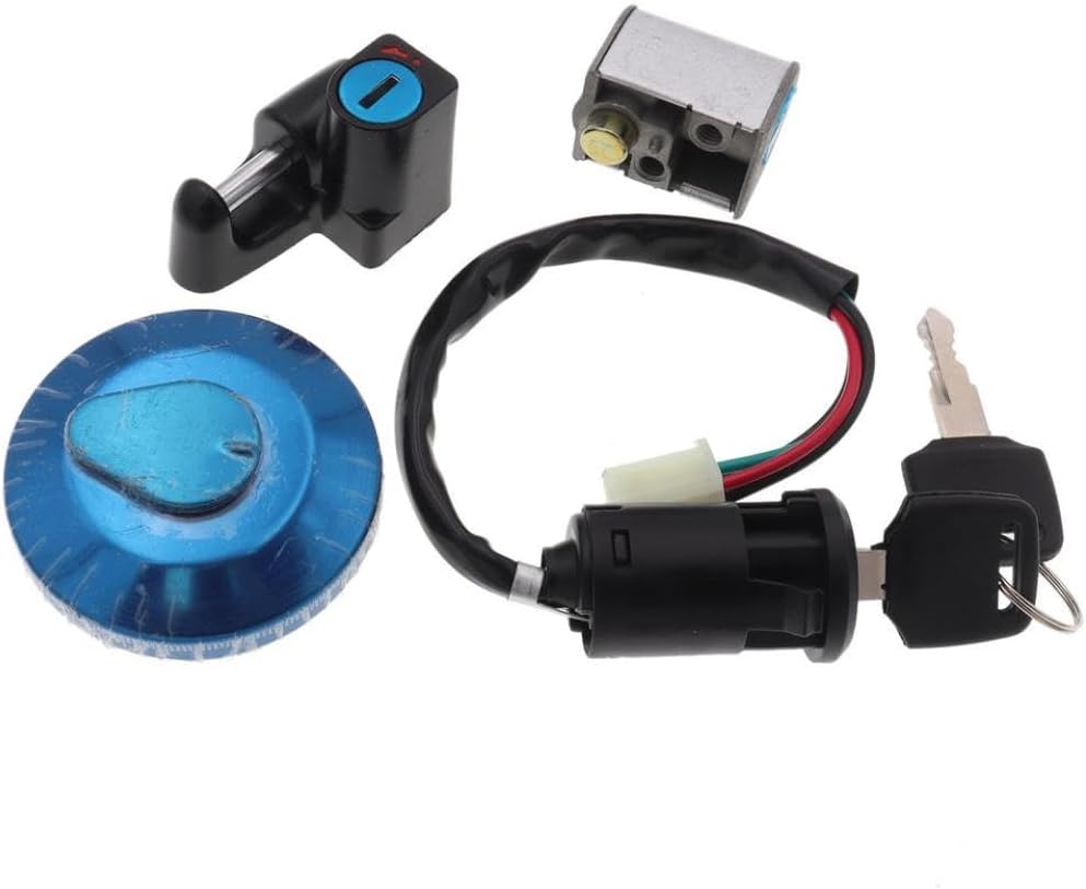Fuel Tank Cap Helmet Anti-Theft Lock Compatible with Monkey Z50 Bike