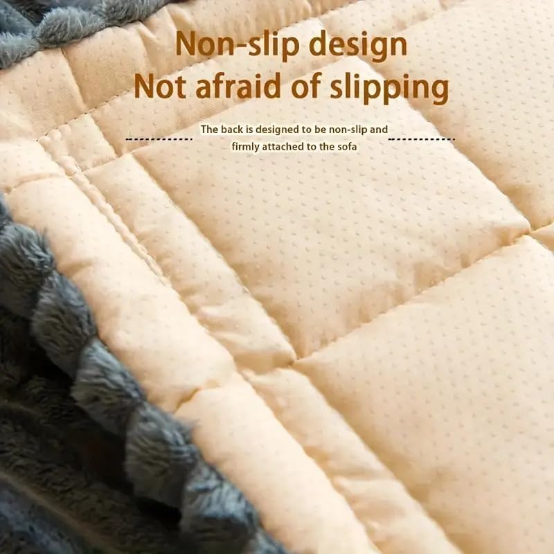 Soft Sofa Protective Cover, Ultra-Soft Non-Slip Couch Cover for Pets, Machine Washable Furniture Protector with Anti-Skid Backing for Dogs and Cats, Home Decor Sofa Pad