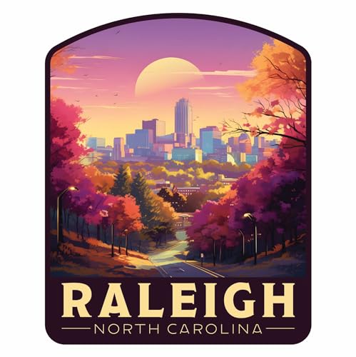 Imán Decorativo Souvenir Raleigh North Carolina 3 pulg miniatura 1