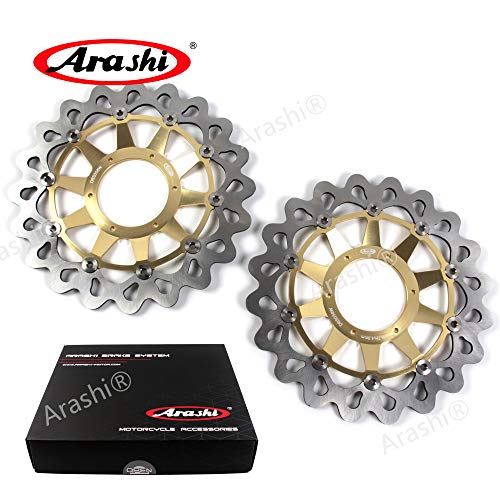 Disques de frein CBR1000RR 2008-2016 Arashi flottants dorés haute performance