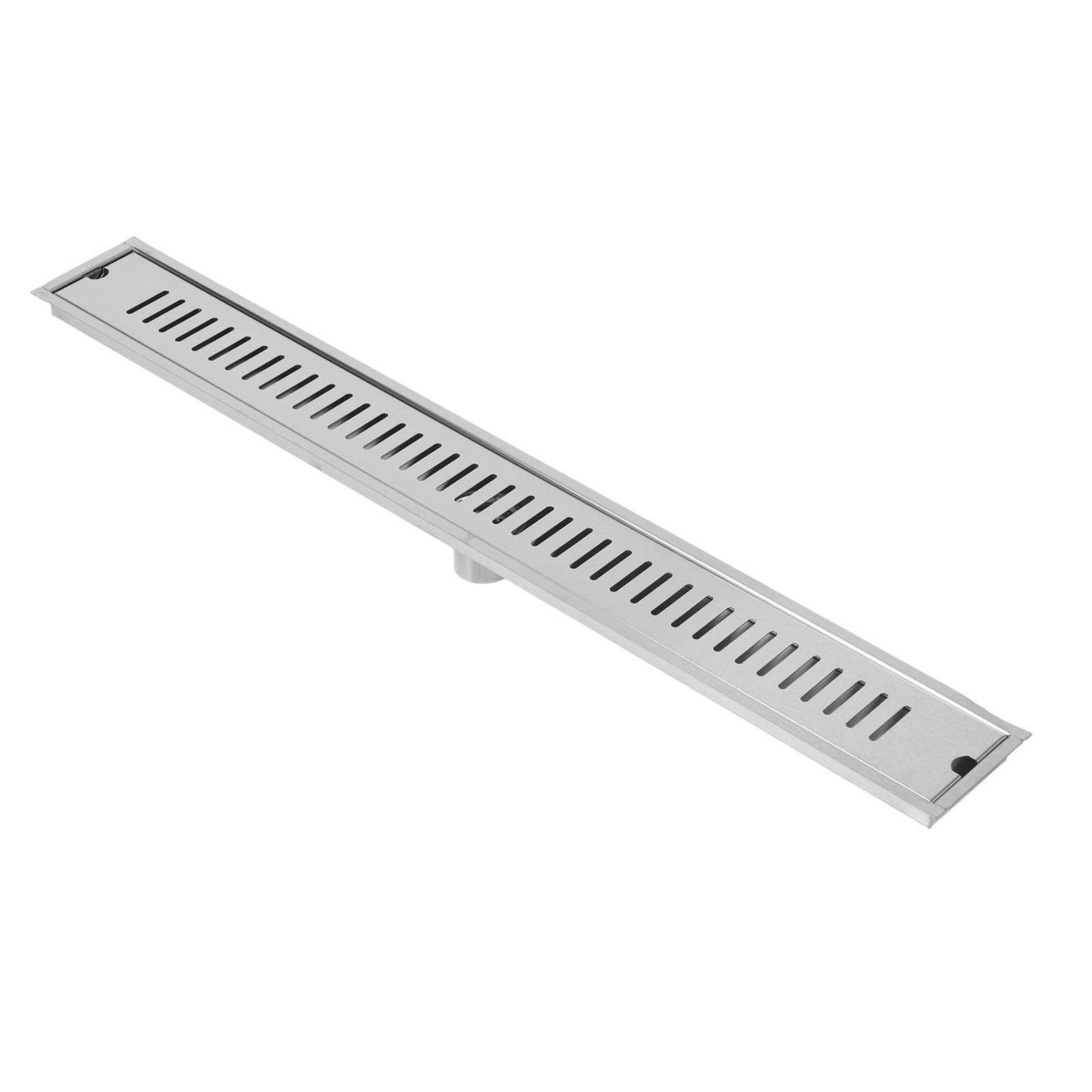 SIXRUN Desagüe de Ducha Lineal de Acero Inoxidable 304, Control de Olores Duradero, Gran Capacidad para Baño, 80cm