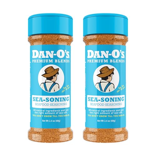 Dan-O's SEA-soning Seasoning, 2.4 oz Bottle, 2 Pack,