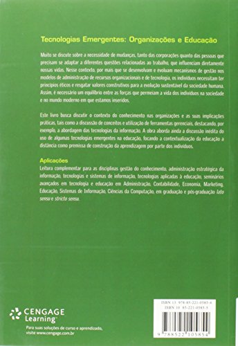 Tecnologias Emergentes: Organizações e Educação