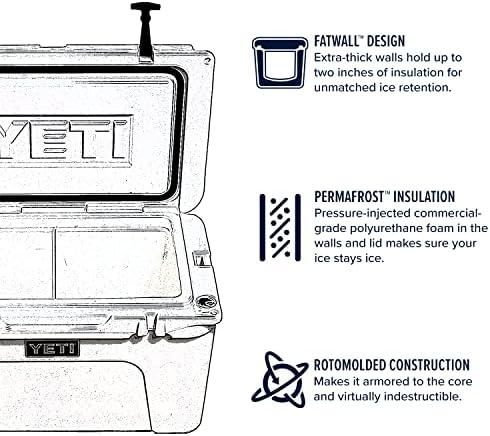 YETI Tundra 45 Cooler, Navy - 3
